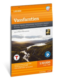 Wandelkaart Turkart Vassfarstien | Calazo