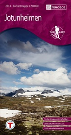 Wandelkaart 2513 Turkart Jotunheimen aust og vest - oost en west | Nordeca
