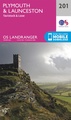 Wandelkaart - Topografische kaart 201 Landranger Plymouth & Launceston, Tavistock & Looe | Ordnance Survey