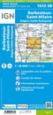 Wandelkaart - Topografische kaart 1633SB Barbezieux-Saint-Hilaire | IGN - Institut Géographique National