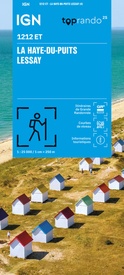 Topografische kaart - Wandelkaart 1212ET La Haye-du-Puits / Lessay | IGN - Institut Géographique National