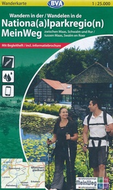 Wandelkaart - Fietskaart Meinweg nationaal park | BVA BikeMedia