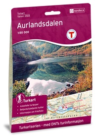 Wandelkaart 2565 Turkart Aurlandsdalen | Nordeca