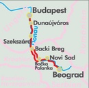 Fietsgids Bikeline Donauradweg 4 - Hongarije - Kroatië - Servië, van Boedapest naar Belgrado | Esterbauer