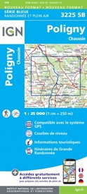 Wandelkaart - Topografische kaart 3225SB Poligny, Chaussin | IGN - Institut Géographique National