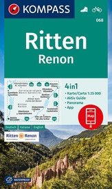 Wandelkaart 068 Ritten - Renon | Kompass