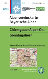 Wandelkaart BY19 Alpenvereinskarte Chiemgauer Alpen Ost | Alpenverein