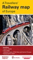 Spoorwegenkaart Travellers’ Railway Map of Europe | Benjaminse Uitgeverij