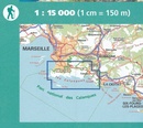 Wandelkaart Les Calanques - de Marseilles a Cassis | IGN - Institut Géographique National