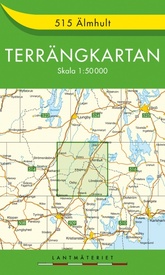 Wandelkaart - Topografische kaart 515 Terrängkartan Almhult | Lantmäteriet