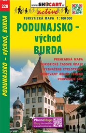 Fietskaart 228 Podunajsko východ, Burda  | Shocart