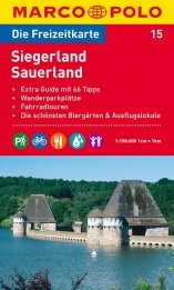 Wegenkaart - landkaart 15 Marco Polo Freizeitkarte Siegerland- Sauerland | Marco Polo
