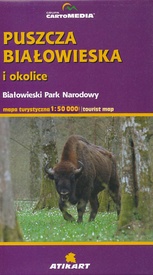 Wandelkaart - Fietskaart Puszcza Bialowieska Polen | Cartomedia