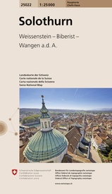 Wandelkaart 25022 Solothurn | Swisstopo