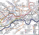 Stadsplattegrond Streetwise London Underground Map | Michelin