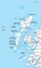 Overzichtskaart Explorer 25.000 topografische kaarten Hebriden - Skye