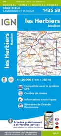 Wandelkaart - Topografische kaart 1425SB Les Herbiers | IGN - Institut Géographique National