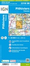 Wandelkaart - Topografische kaart 2318SB Pithiviers - Puiseaux | IGN - Institut Géographique National