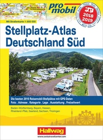 Opruiming - Campergids Deutschland Süd Stellplatz-Atlas 2018-2019 | Promobil
