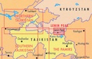 Wandelkaart Lenin Peak | Gecko Maps