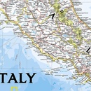 Wandkaart Italy – Italië, 59 x 87 cm | National Geographic Wandkaart 02297 Italië - Italy | 59 x 87 cm | National Geographic