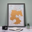Scratch Map Duitsland | 42 x 59 cm | Maps International