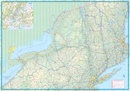 Wegenkaart - landkaart New England and New York State | ITMB