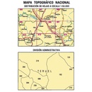 Topografische kaart 590 MT50 La Puebla de Valverde | CNIG - Instituto Geográfico Nacional1