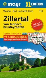 Wandelkaart 310 XL Zillertal | Mayr