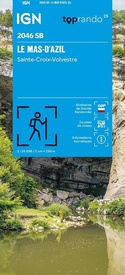 Wandelkaart 2046 SB - Serie Bleue Le Mas-d'Azil | IGN - Institut Géographique National