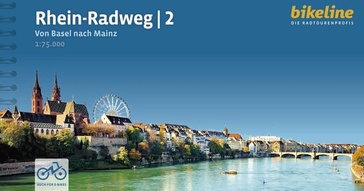 Fietsgids Bikeline Rhein Radweg 2 Von Basel - Mainz | Esterbauer