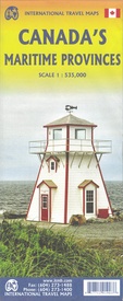 Wegenkaart - landkaart Maritieme Provincies Canada | ITMB