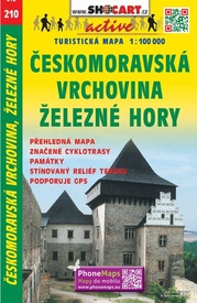 Fietskaart 210 Českomoravská vrchovina, Železné hory  | Shocart