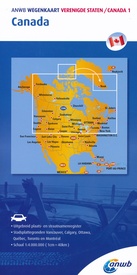 Wegenkaart - landkaart 1 Canada | ANWB Media