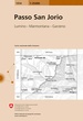 Wandelkaart - Topografische kaart 1314 Passo San Jorio | Swisstopo