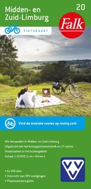 Fietskaart 20 Midden- en Zuid-Limburg (Met Knooppunten Netwerk) | Falk