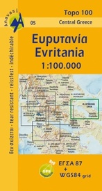Wegenkaart - landkaart 05 Evritania | Anavasi