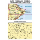 Topografische kaart 822 MT50 Benissa | CNIG - Instituto Geográfico Nacional1