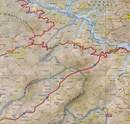 Wegenkaart - landkaart 323  Centraal Albanië - Shqipëria e Mesme | Vektor