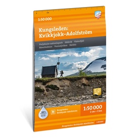 Wandelkaart 4 Fjällkartor 1:50.000 Kungsleden - Kvikkjokk–Adolfström | Zweden | Calazo
