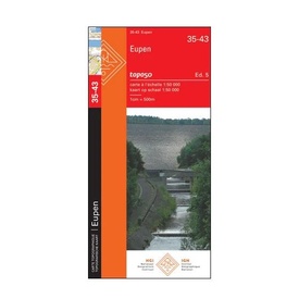 Topografische kaart - Wandelkaart 43-35 Topo50 Eupen | NGI - Nationaal Geografisch Instituut