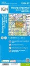 Wandelkaart 2934ET Bourg-Argental | IGN - Institut Géographique National