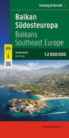 Wegenkaart - landkaart Balkan - Europa Zuidoost | Freytag & Berndt