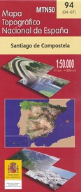 Wandelkaart - Topografische kaart 94 Santiago de Compostela | CNIG - Instituto Geográfico Nacional