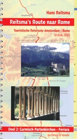 Fietsgids Reitsma's Route naar Rome - deel 2 Garmisch-Partenkirchen - Ferrara | Pirola