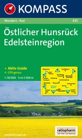 Wandelkaart 835 Östlicher Hunsrück-Edelsteinregion | Kompass