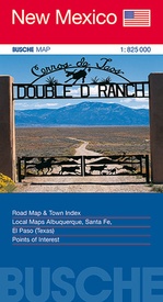Wegenkaart - landkaart USA New Mexico | Busche Map