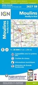 Wandelkaart - Topografische kaart 2627SB Moulins | IGN - Institut Géographique National