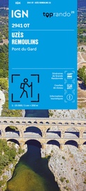 Wandelkaart 2941OT Uzès / Remoulins / Pont du Gard | IGN - Institut Géographique National