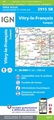 Wandelkaart - Topografische kaart 2915SB Vitry-le-François, Sompuis | IGN - Institut Géographique National